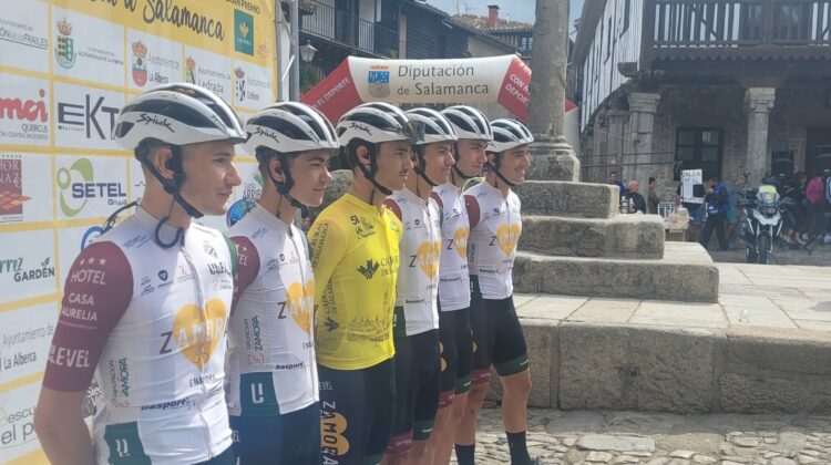 David Domínguez, maillot amarillo de Vuelta a Salamanca - Zamora Enamora