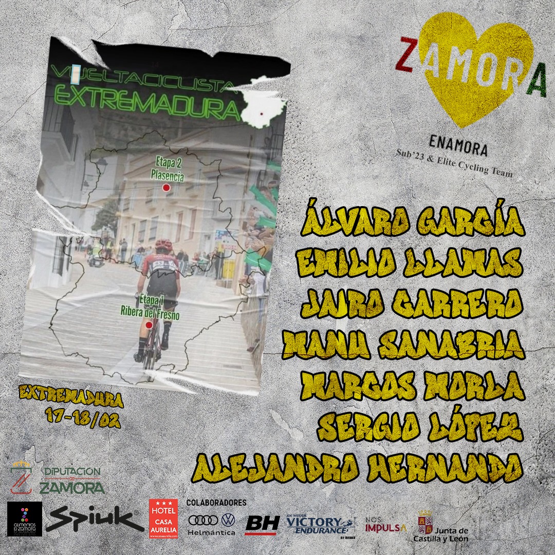 Alineación Zamora Enamora Junior - Vuelta a Extremadura 2024